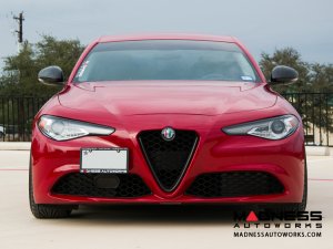 Alfa Romeo Giulia Headlight Trim Kit - Carbon Fiber